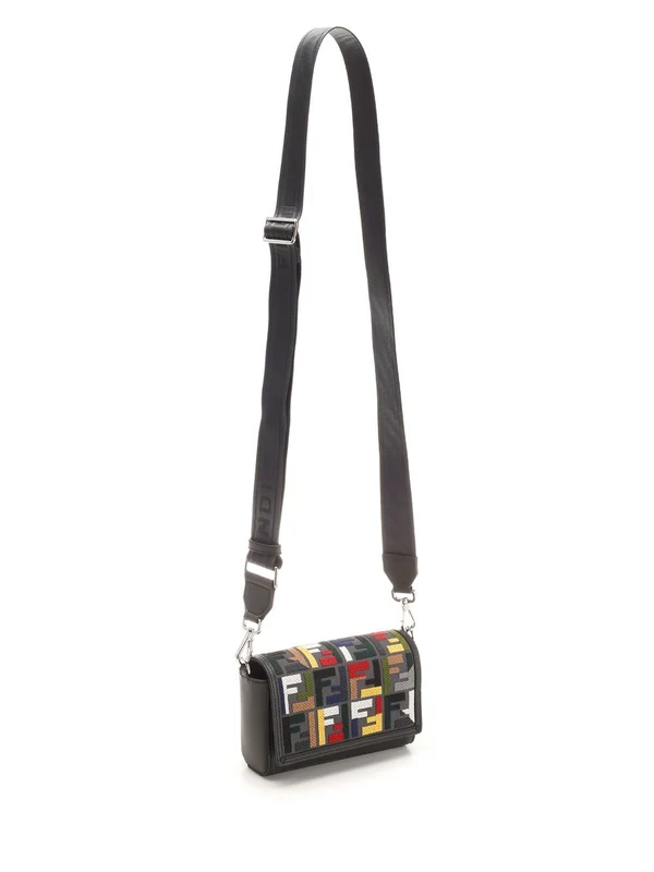 Compact Leather Crossbody Bag - Image 2