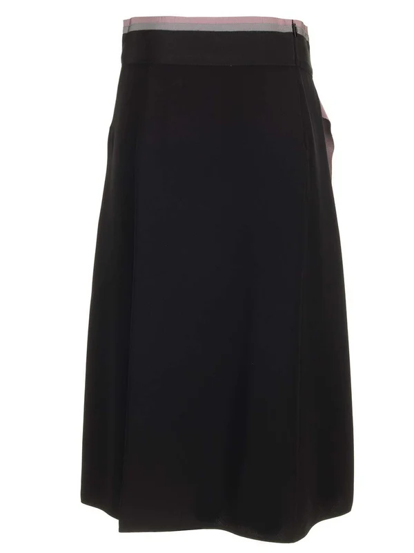 Cady Silk Midi Skirt - Image 2