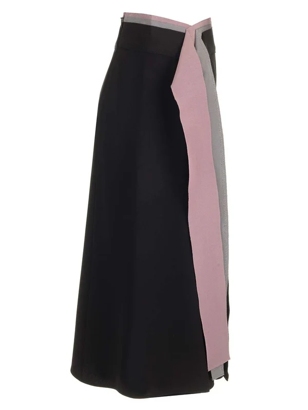 Cady Silk Midi Skirt - Image 3