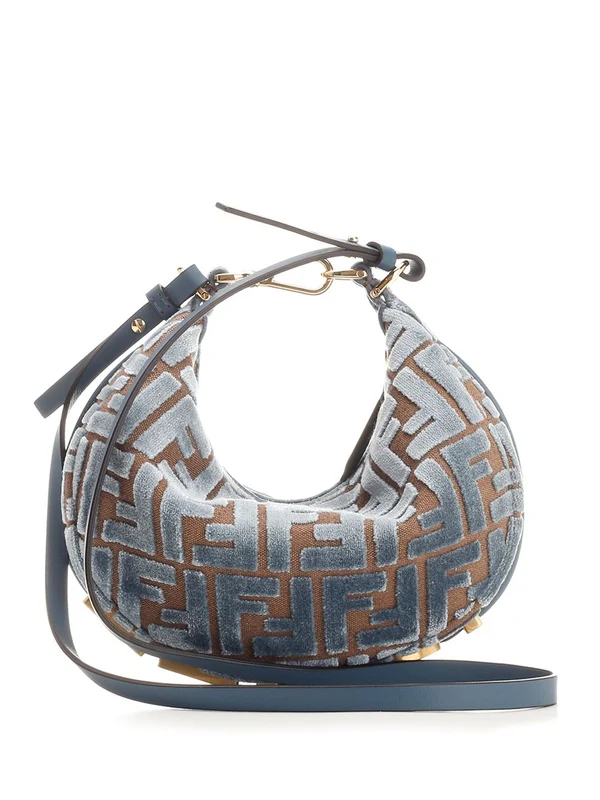 Fendigraphy Mini Hobo Shoulder Bag - Image 3