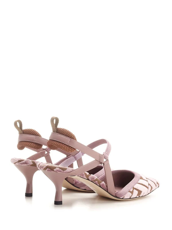 Collibri Lite Velvet Slingback Heels - Image 3