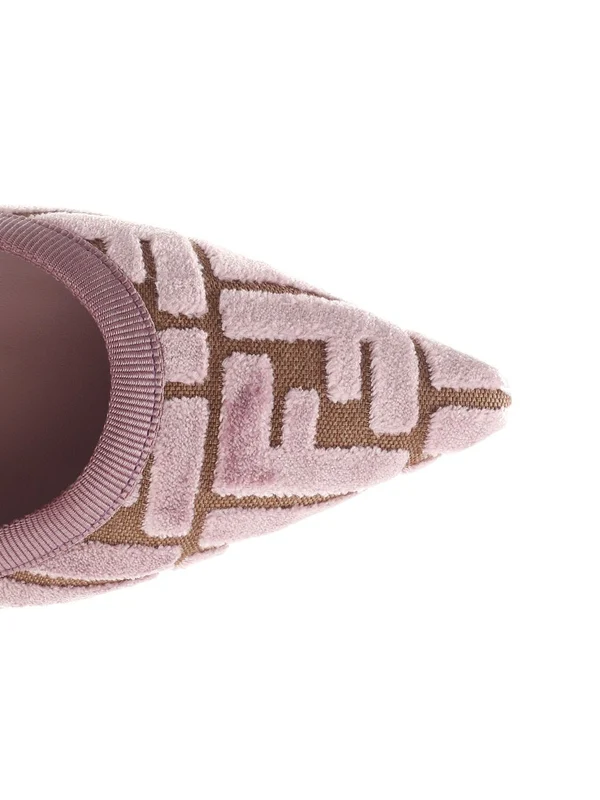 Collibri Lite Velvet Slingback Heels - Image 4
