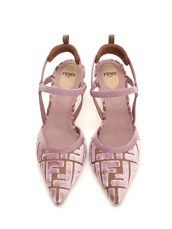 Collibri Lite Velvet Slingback Heels - Image 5