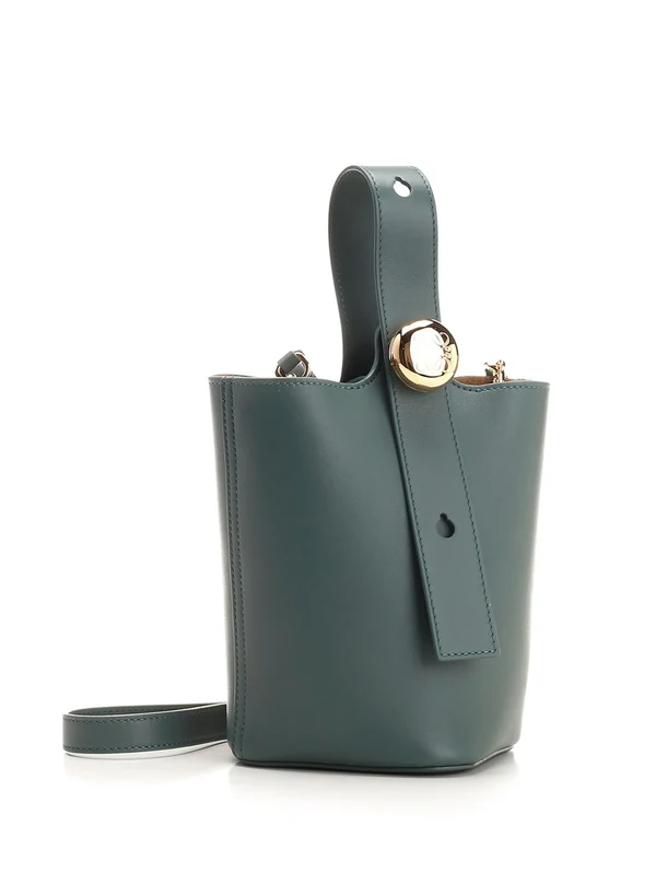Puzzle Fold Mini Leather Tote Bag - Image 2