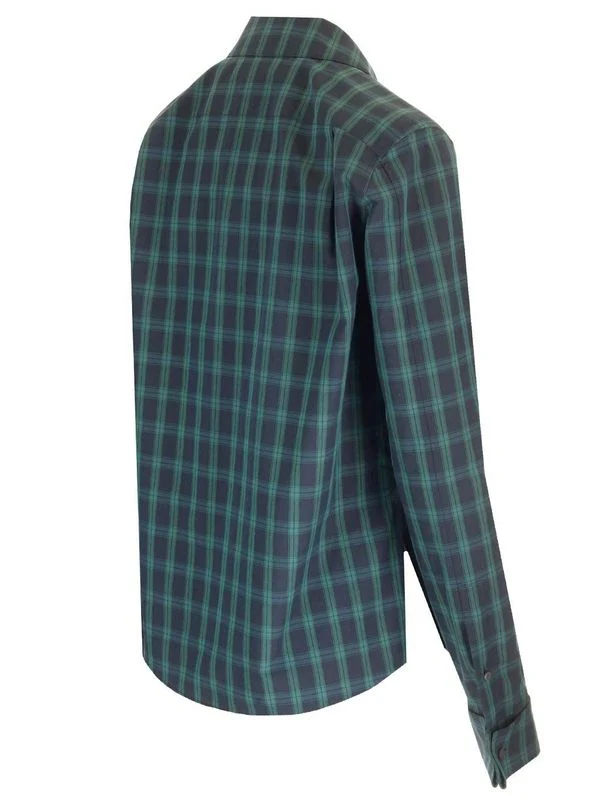 Check Pattern Cotton Poplin Shirt - Image 3