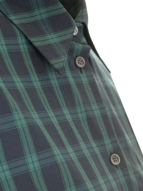 Check Pattern Cotton Poplin Shirt - Image 5