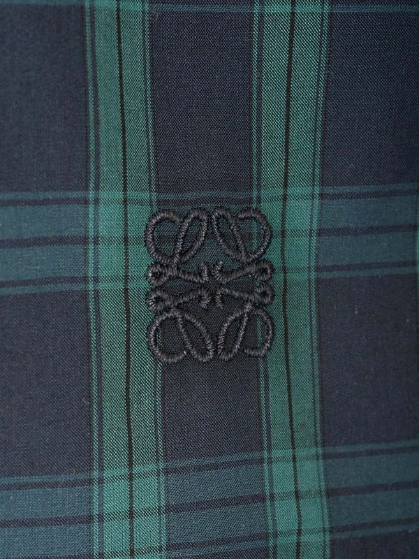 Check Pattern Cotton Poplin Shirt - Image 6