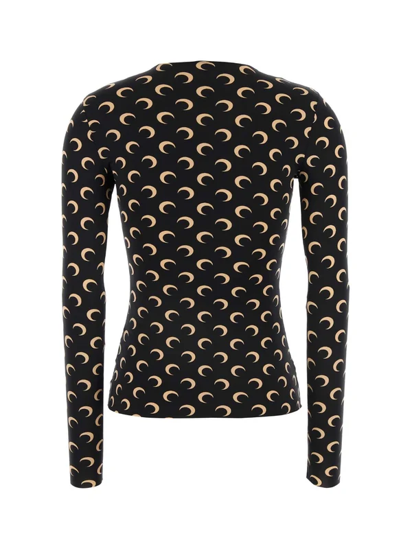 Marine Serre Black Long Sleeve - Image 2
