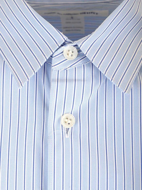 Stripe Poplin Cotton Shirt - Image 3