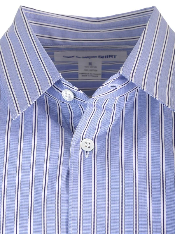Stripe Poplin Cotton Shirt - Image 3