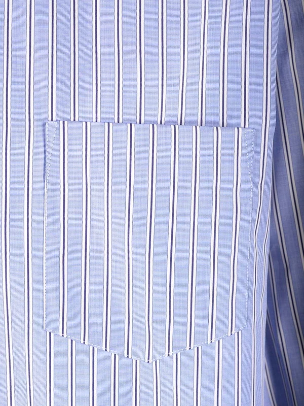 Stripe Poplin Cotton Shirt - Image 4