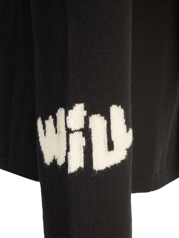 Crewneck Jacquard Wool Sweater - Image 4