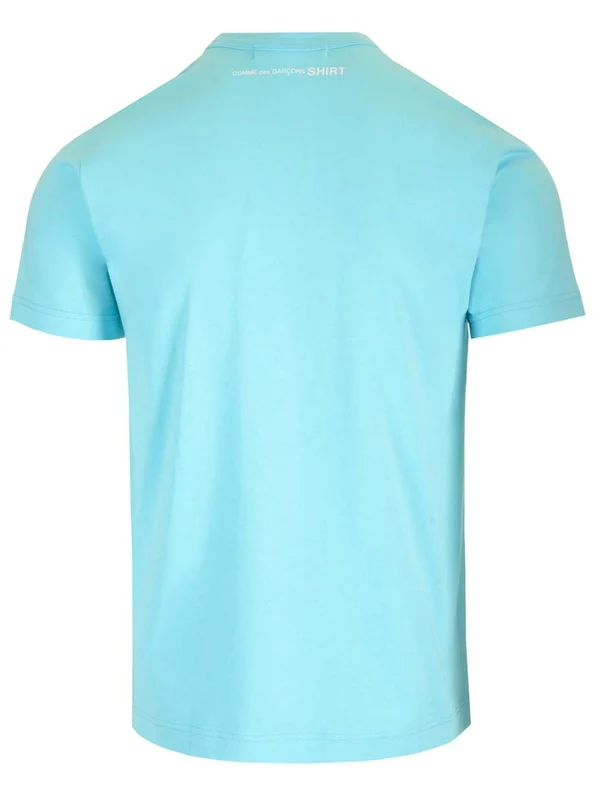 Back Logo Printed Cotton Short-sleeve T-shirt - Image 2