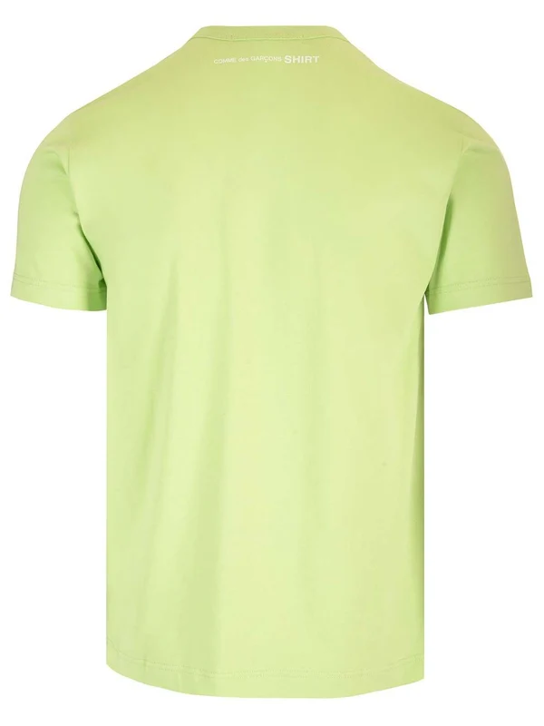 Back Logo Printed Cotton Short-sleeve T-shirt - Image 2