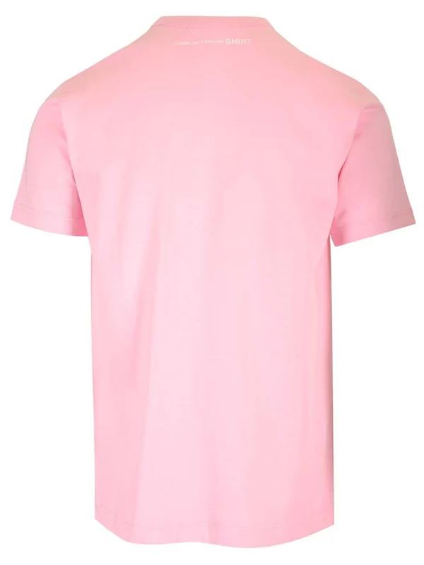 Back Logo Printed Cotton Short-sleeve T-shirt - Image 2