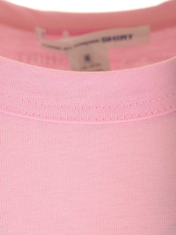 Back Logo Printed Cotton Short-sleeve T-shirt - Image 3