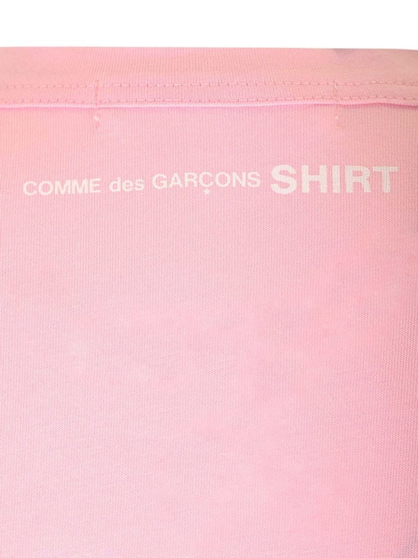 Back Logo Printed Cotton Short-sleeve T-shirt - Image 4