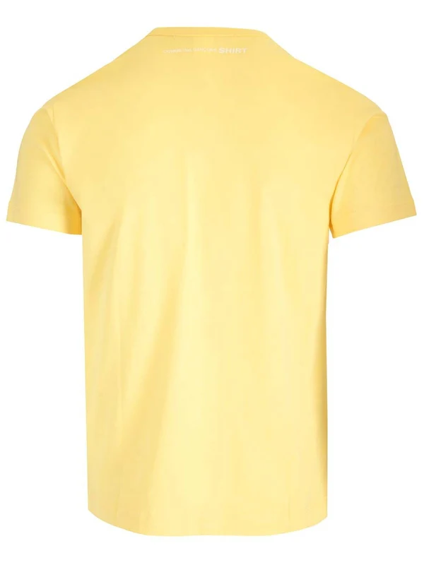 Back Logo Printed Cotton Short-sleeve T-shirt - Image 2