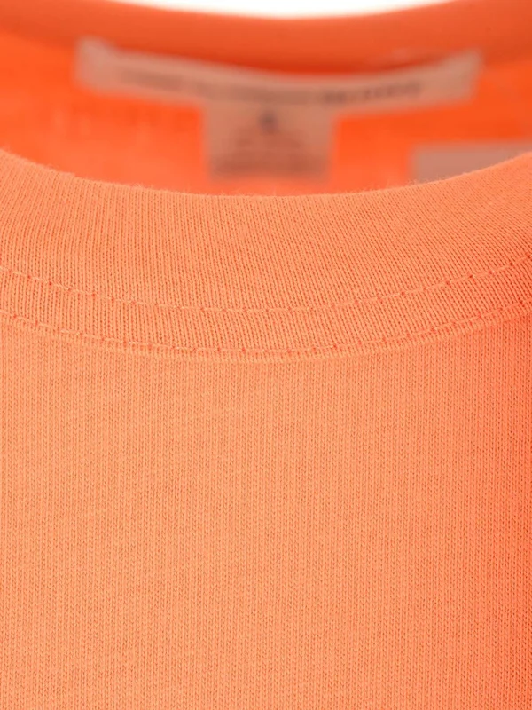 Back Logo Printed Cotton Short-sleeve T-shirt - Image 3