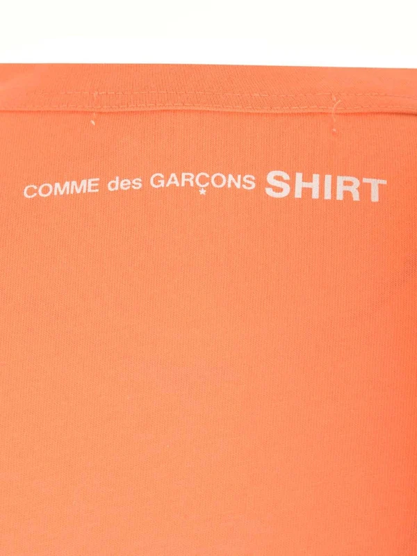 Back Logo Printed Cotton Short-sleeve T-shirt - Image 4