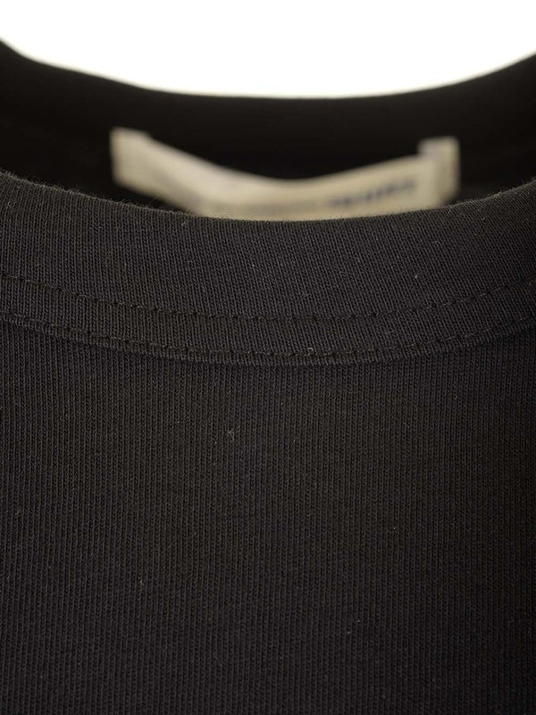 Crewneck Cotton Short-sleeve T-shirt - Image 4