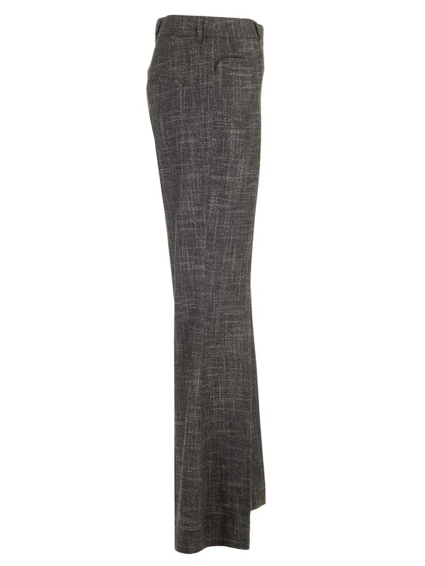 Wool Blend Flare Pants - Image 3