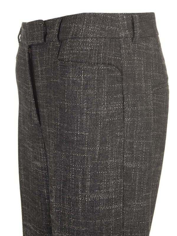 Wool Blend Flare Pants - Image 5