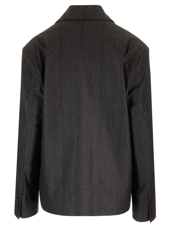 Check Pattern Straight Jacket - Image 2