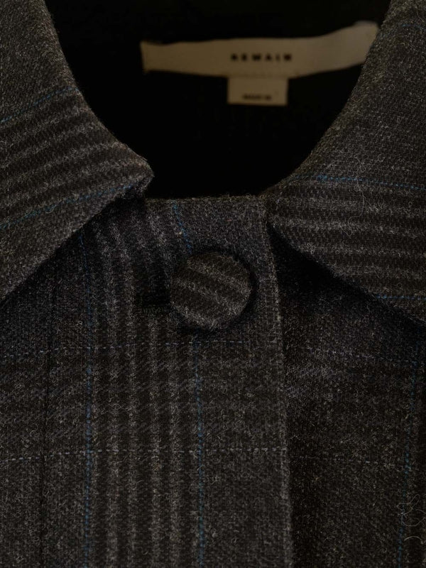 Check Pattern Straight Jacket - Image 5