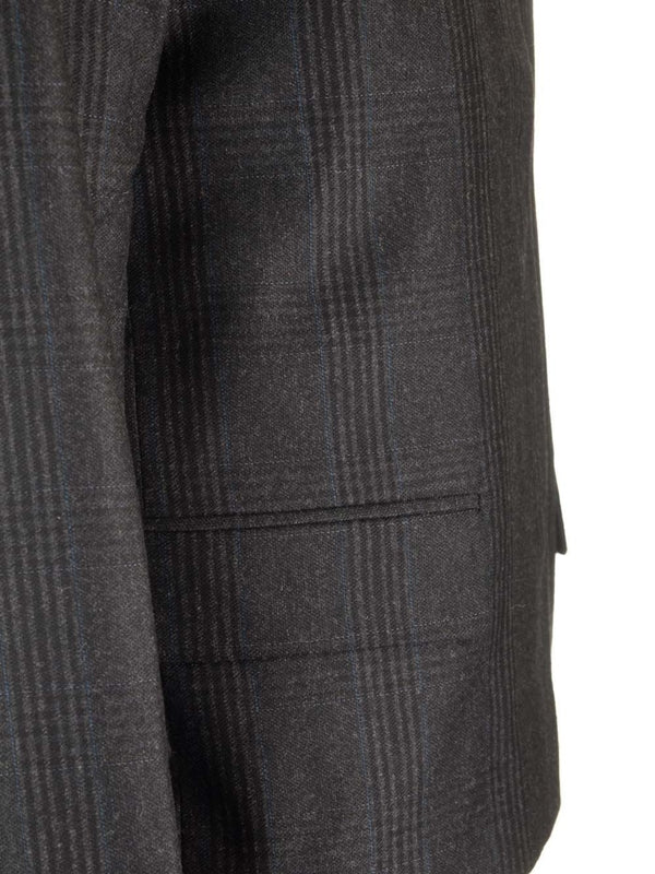 Check Pattern Straight Jacket - Image 7