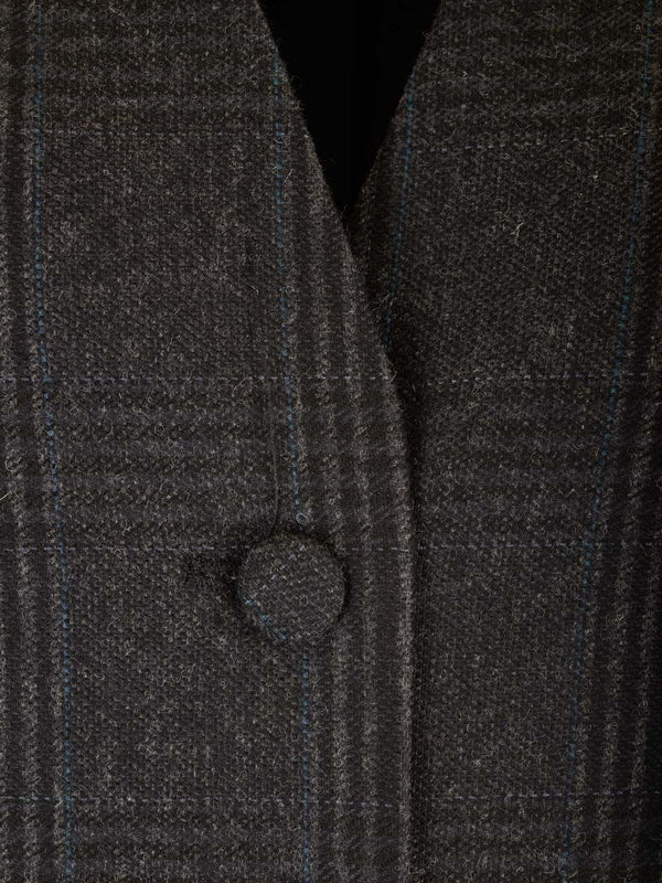 Suiting Check Pattern Vest - Image 4