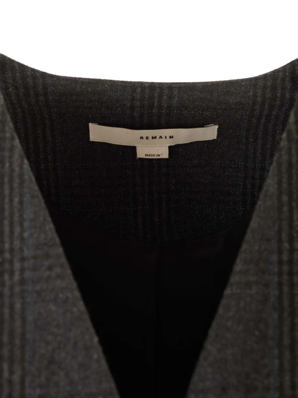Suiting Check Pattern Vest - Image 5