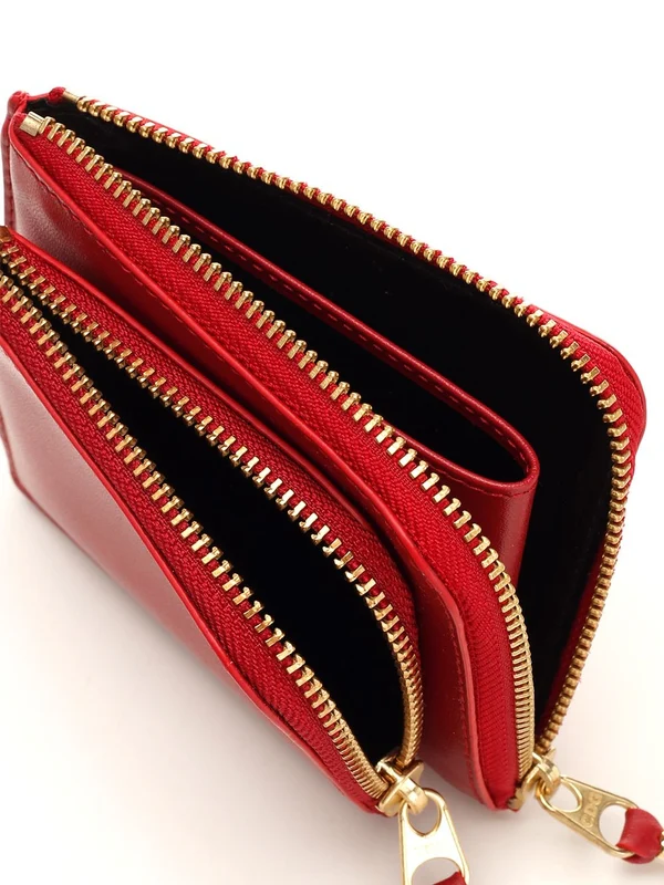 Double-zip Leather Coin Purse - Image 4