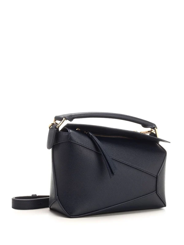 Puzzle Edge Leather Tote Bag - Image 2