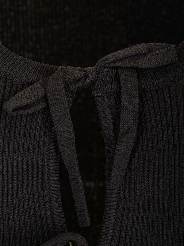 Peplum Slim-fit Cardigan - Image 4
