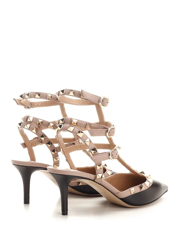 Rockstud Leather Slingback Heel - Image 3