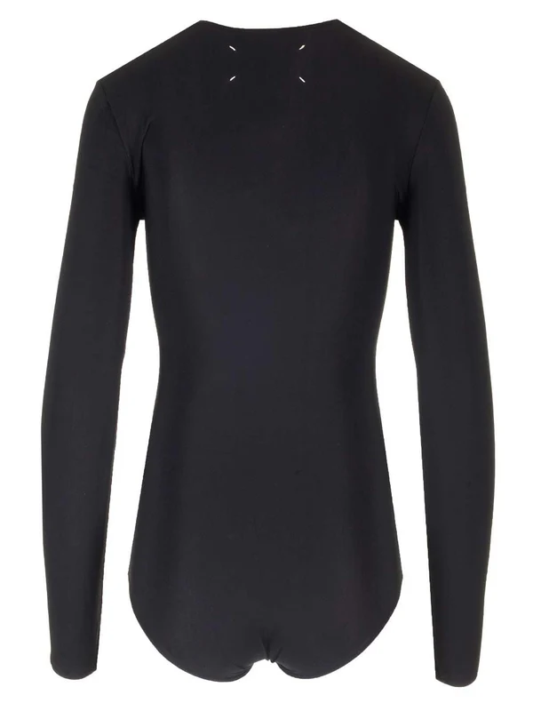 Stretch Long Sleeve Bodysuit - Image 2
