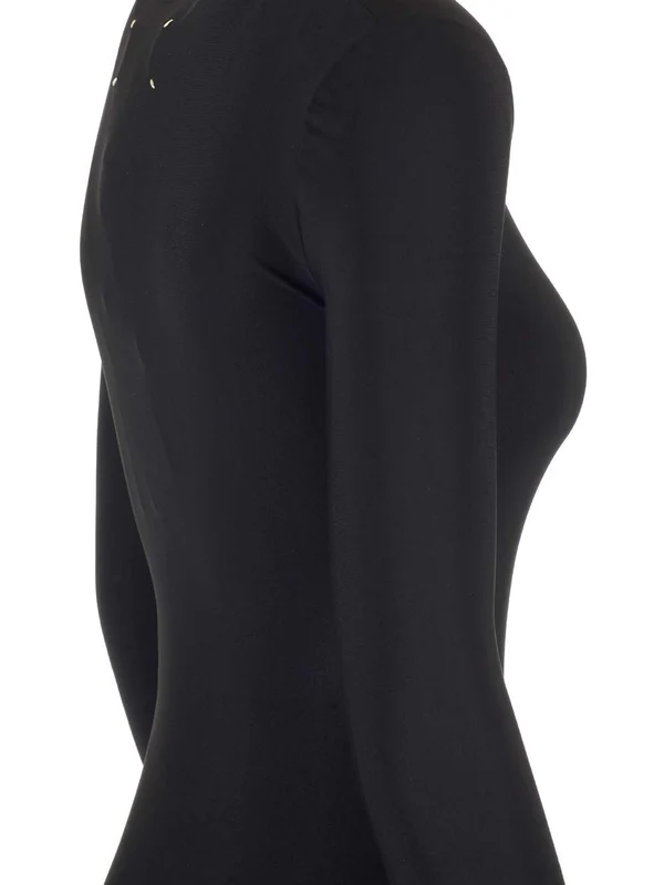 Stretch Long Sleeve Bodysuit - Image 5