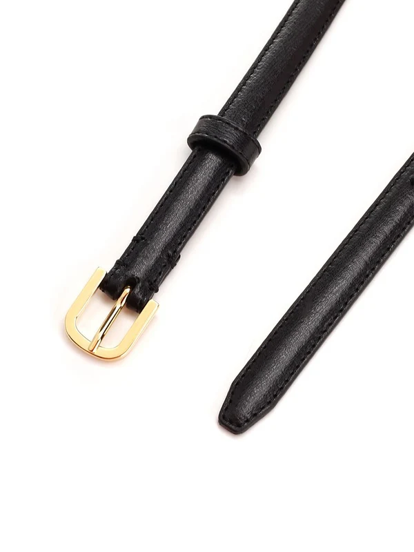 Thin Trouser Leather Belt - Image 2