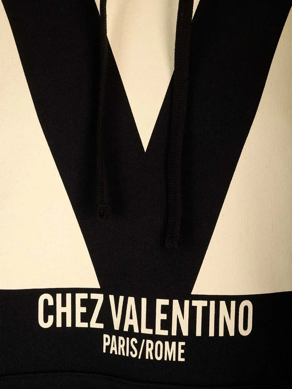 Chez Printed Cotton Hoodie - Image 5