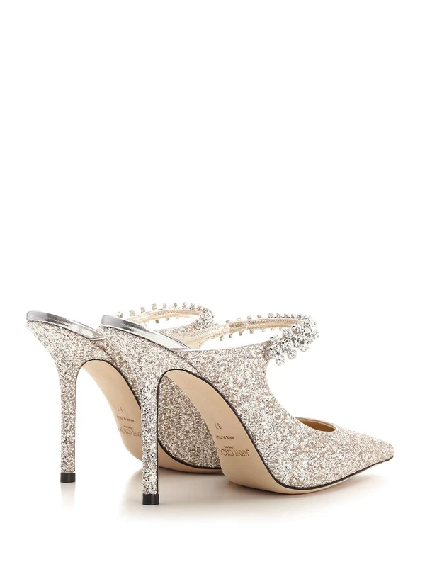 Bing Crystal Strap Pumps Heel - Image 3