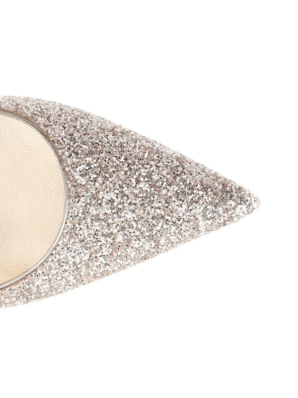 Bing Crystal Strap Pumps Heel - Image 4