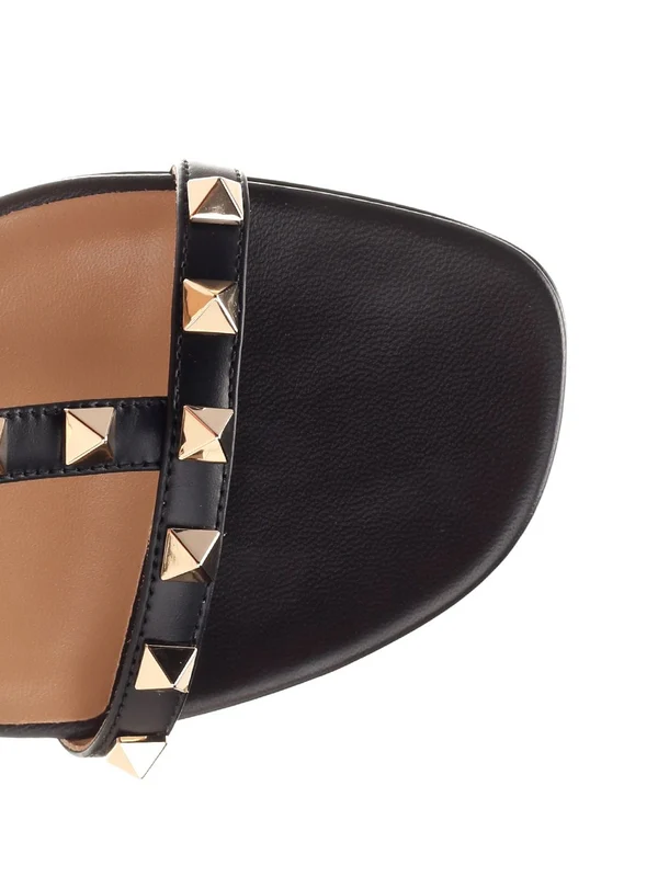 Rockstud Gladiator Leather Sandals - Image 4