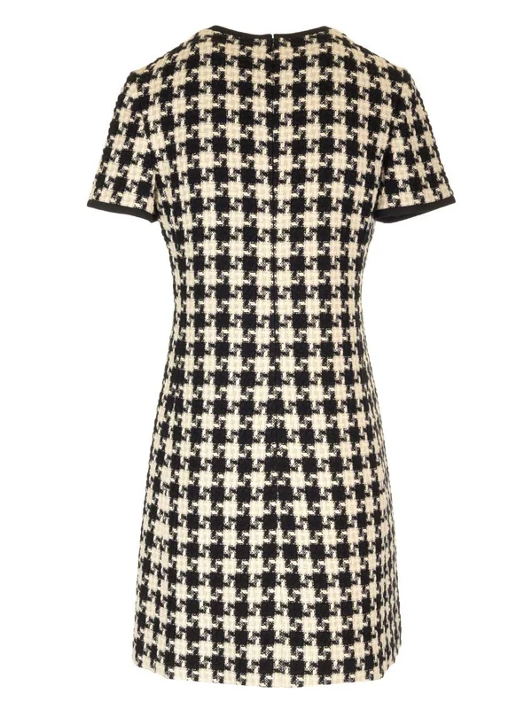 Damier Light Tweed Mini Dress - Image 2
