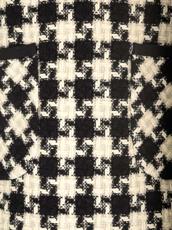Damier Light Tweed Mini Dress - Image 5