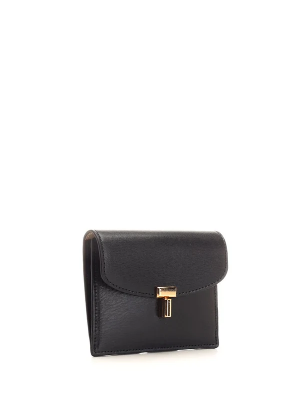 T Lock Small Leather Wallet - Image 2