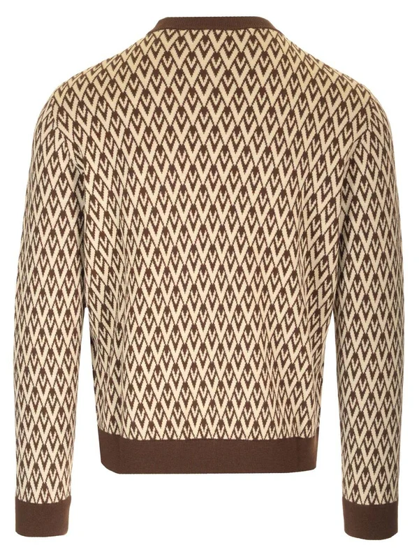 Toute La V Crewneck Wool Sweater - Image 2