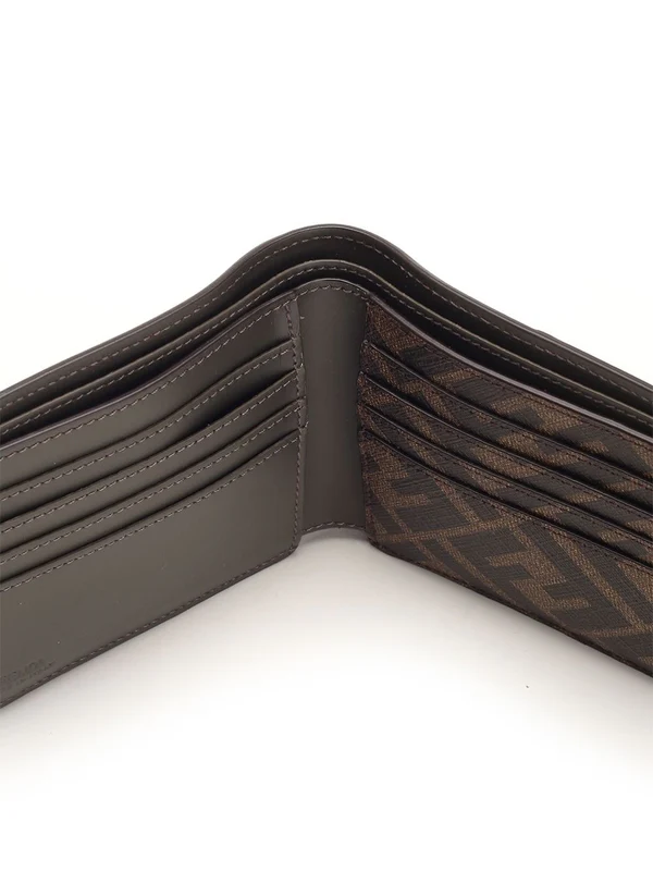 Ff Logo Bifold Leather Wallet - Image 4