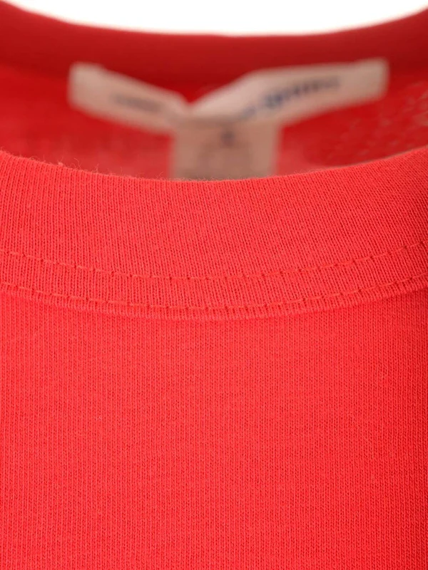 Back Logo Printed Cotton Short-sleeve T-shirt - Image 3