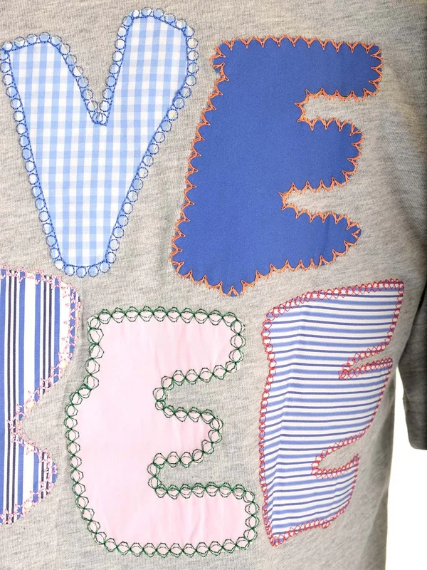 Live Free Embroidered Cotton Short-sleeve T-shirt - Image 4